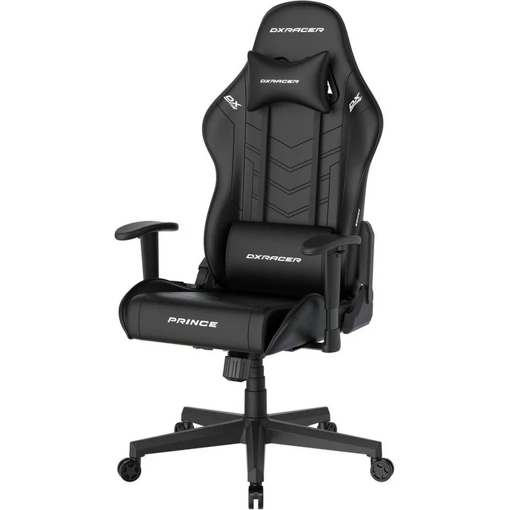 DXRacer Gaming-Stuhl Prince Gaming Chair Regular L, PVC, schwarz schwarz – Bild 2
