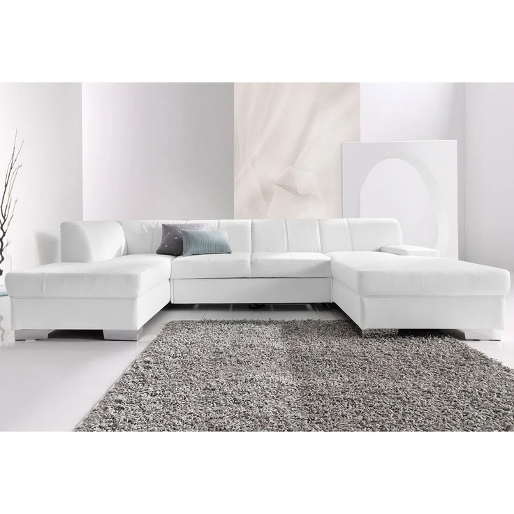 DOMO collection Wohnlandschaft Star, zeitloses und elegantes Design, viel Platz, Breite 304cm, U-Form, fester Sitzkomfort, wahlweise mit Bettfunktion – Bild 1