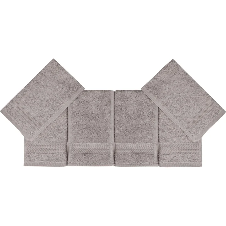 Mijolnir 'Rainbow - Grey' Waschhandtuchset (6-teilig), Grau, 30 x 50 cm – Bild 3