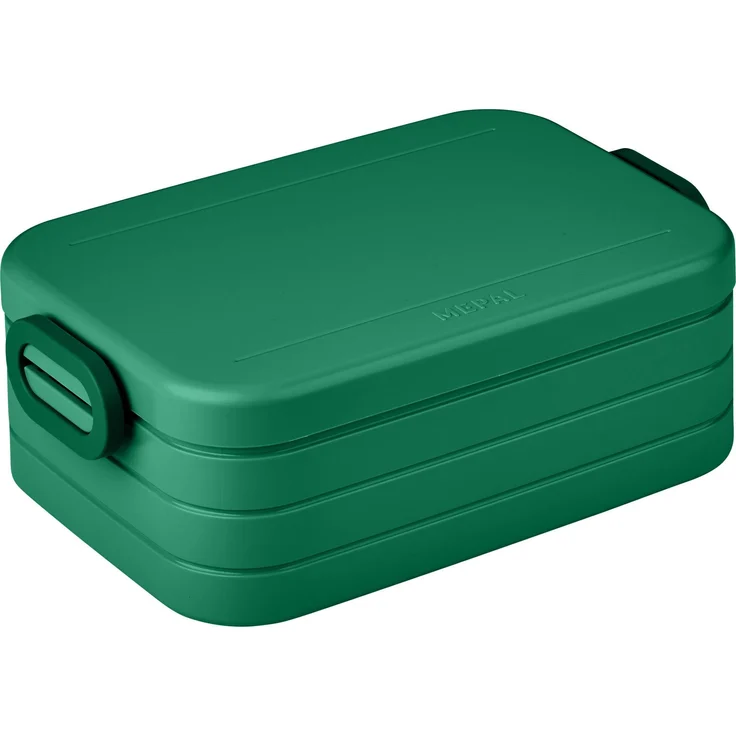 Mepal - Bento Lunchbox Take A Break Midi - Brotdose mit Bento-Box - Meal Prep Box für Sandwiches, Kleine Snacks & Reste - Snack & Mittagessen - Essensbox mit Fächern - 900 ml - Vivid Green – Bild 2