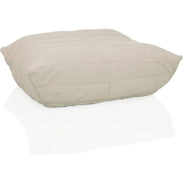 hjh LIVING Sitzsack Sitzolo Podi Relaxsessel H/B/T:, Sitzsack Pouf Bodensofa aus Cord mit Schaumstoff Füllung Fußhocker