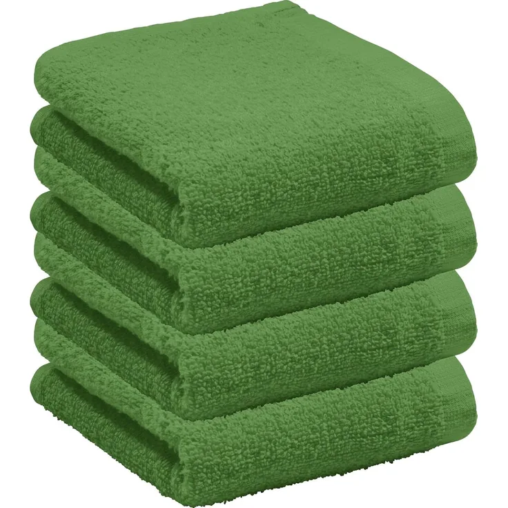 REDBEST Gästehandtuch Gästetuch "Oceanside" 4er-Pack, Frottier, Walk-Frottier Uni