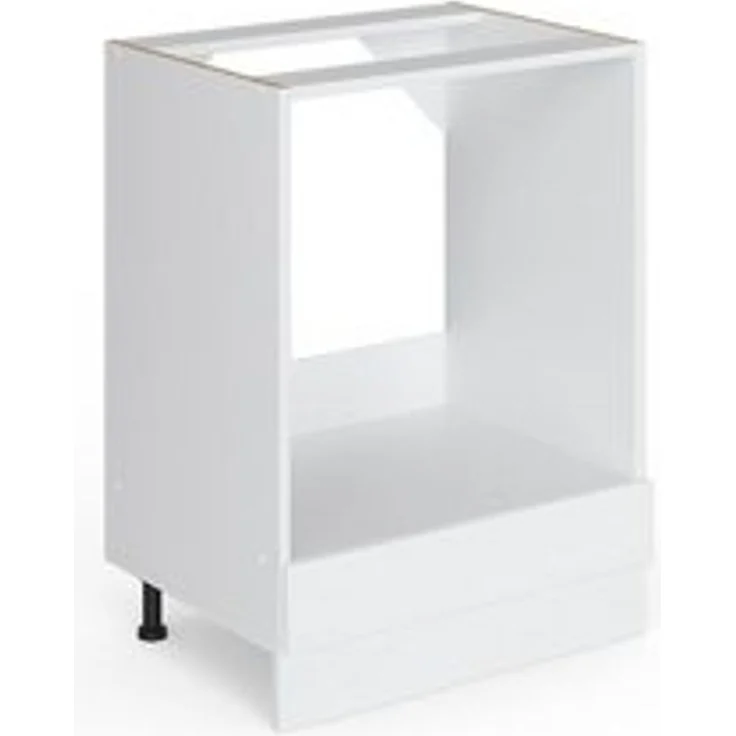 Herdumbauschrank R-Line Weiß Hochglanz 60 cm ohne Arbeitsplatte Vicco – Bild 6