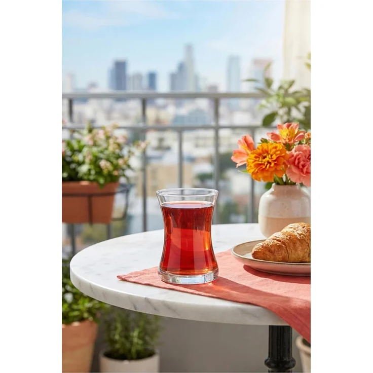 LAV Zen Teegläser aus Borosilikatglas - 6er Set, 155 ml, transparent – Bild 2