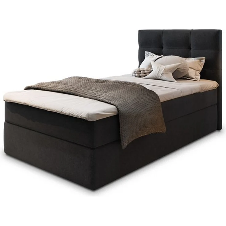 Masseno Boxbett GLOS 100x200 cm mit Bonell Matratze und Topper – Bild 4