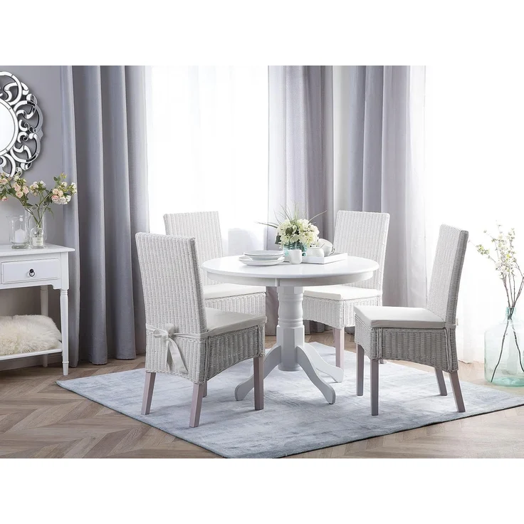 Esstisch weiß ⌀ 100 cm AKRON – Bild 2
