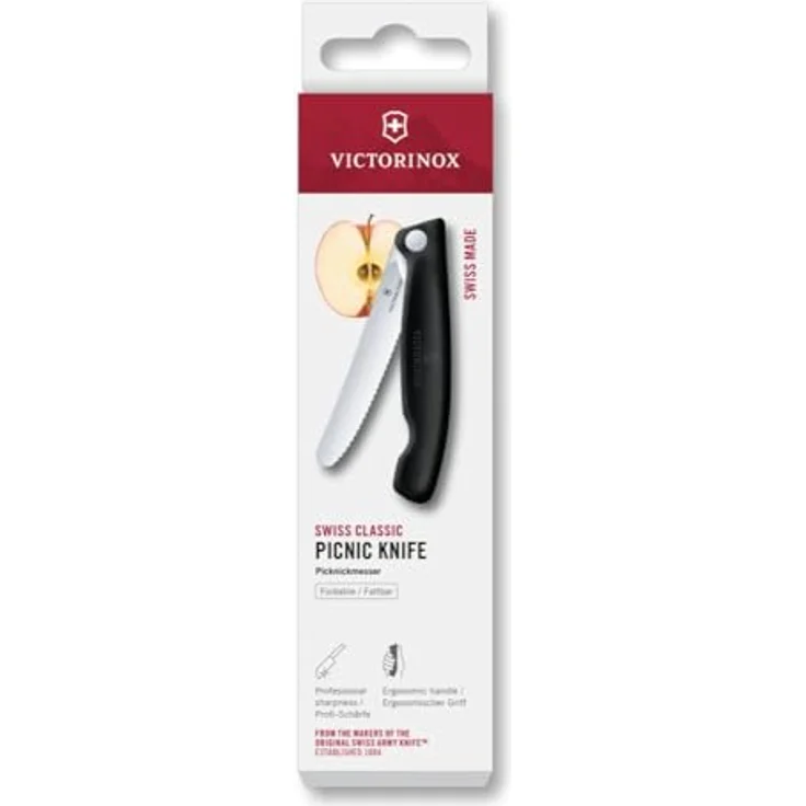 Victorinox Swiss Classic faltbares Gemüsemesser schwarz – Bild 9
