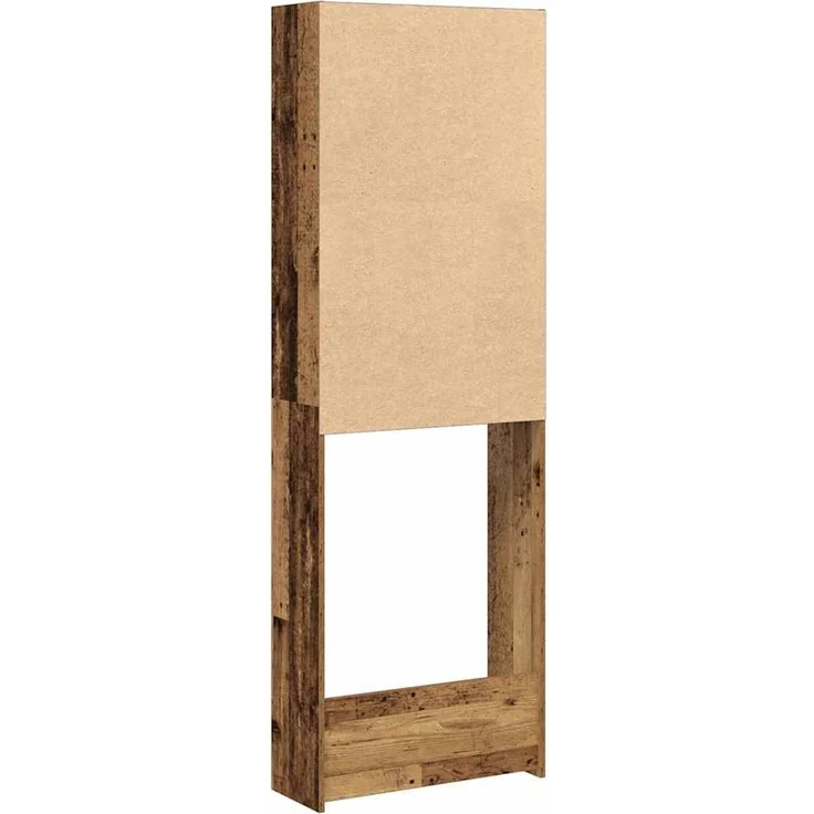 vidaXL Waschmaschinenregal Altholz-Optik 64x24x190 cm 856643 – Bild 8