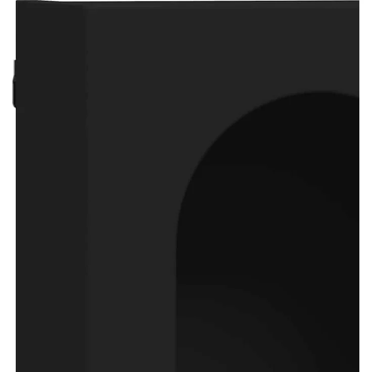 vidaXL Hängeschrank mit Regal Schwarz 59 x 20 x 100 cm Holzwerkstoff 891365 – Bild 7