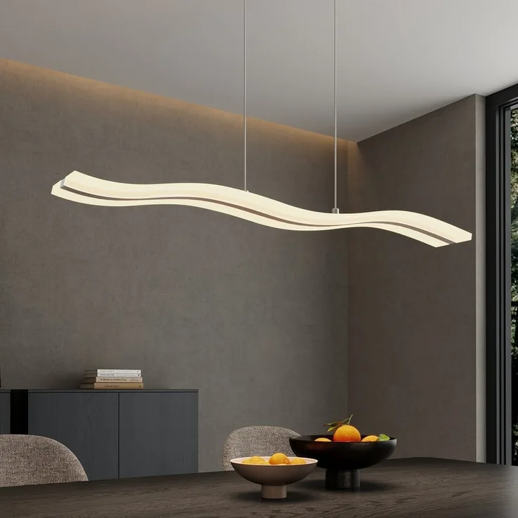 doporro LED Pendelleuchte dimmbar Hängeleuchte Esstisch mit Fernbedienung Höhenverstellbar