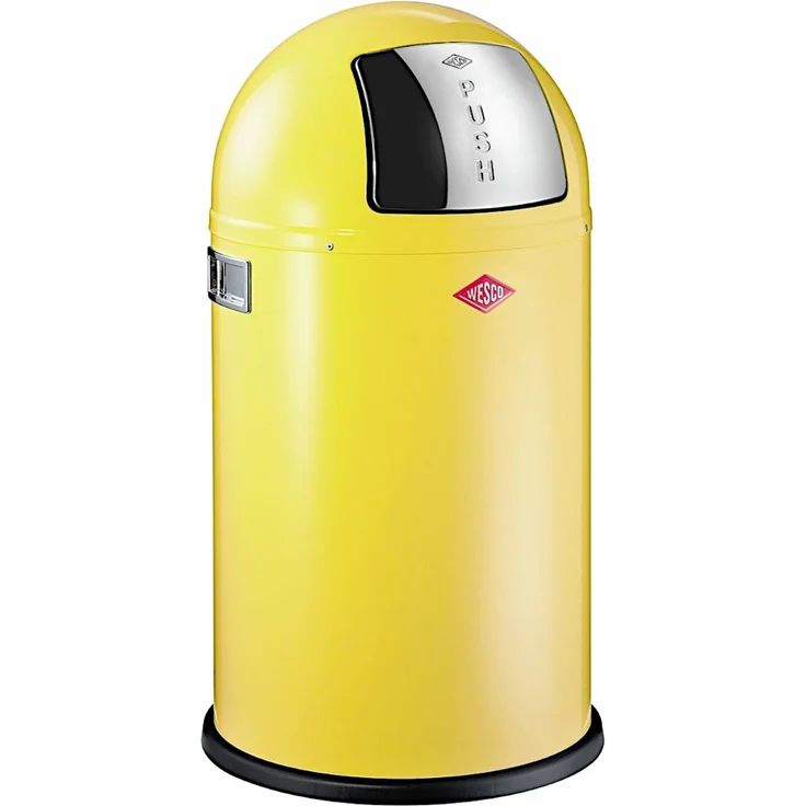Wesco 'Pushboy Junior' Abfallsammler, 22 Liter, Stahlblech, Schwarz – Bild 8
