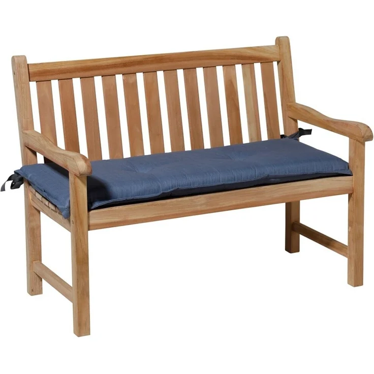Allibert Basic kobalt blau Auflage zu Bank 150 cm 50% Baumwolle / 50% Polyester – Bild 3