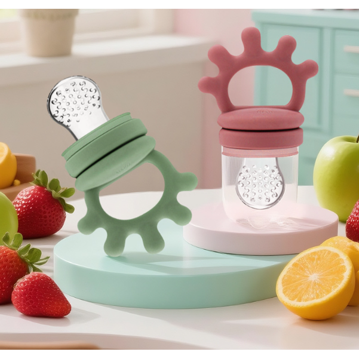 ABC Kindergeschirr-Set mit Dinosaurier-Motiv, Schüssel aus lebensmittelechtem Silikon, Babygeschirr für die Beikostvorbereitung, mit Fächern - dunkelrosa – Bild 5