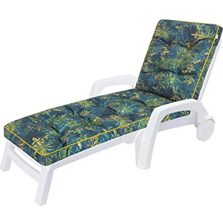 Bjird Liegenauflage, Polyester grüne Wiese, 200 x 55 x 8 cm – Bild 5