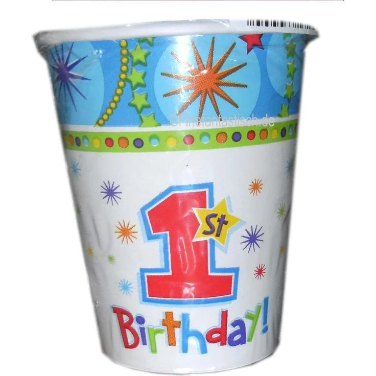 Jungen-Becher 1. Geburtstag