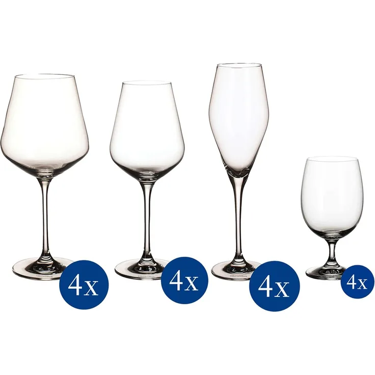 Villeroy & Boch La Divina Wein- und Sektgläser 16-tlg.