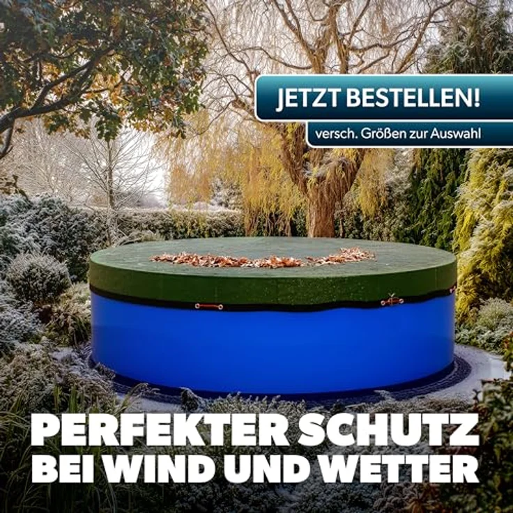 Winterplane Basic rund [Ø 550 cm | 110g/m²] – Bild 9