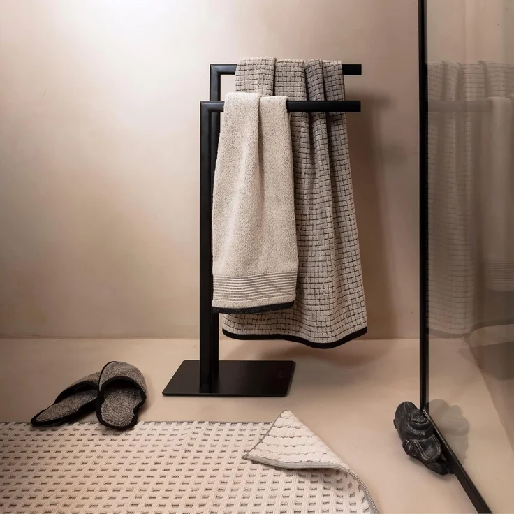 Möve Badematte Eden, Höhe 8 mm, fußbodenheizungsgeeignet, Baumwolle, rechteckig – Bild 2