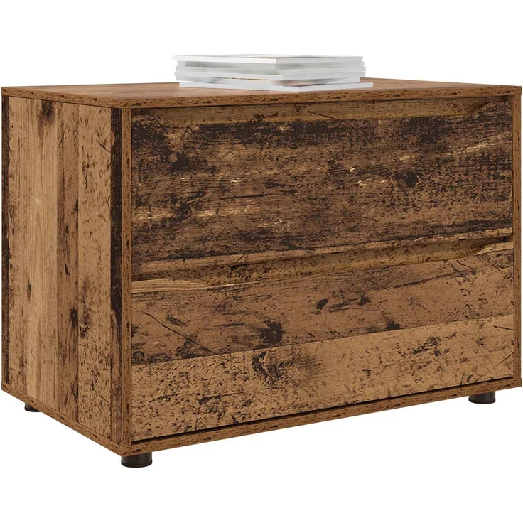 vidaXL Aufbewahrungsschrank 80 x 48 x 57 cm Holzwerkstoff Altholz 888825 – Bild 3