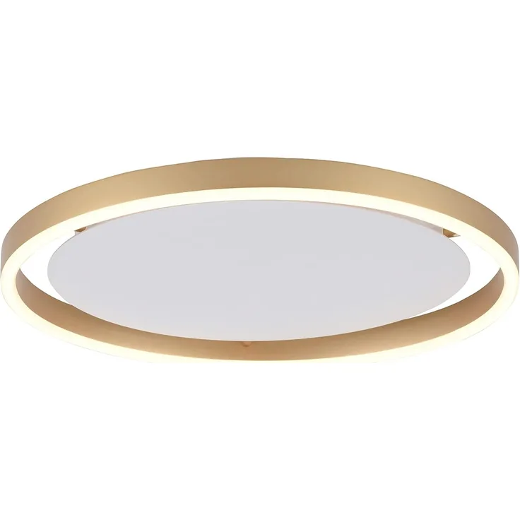 Leuchten Direkt 15391-60 RITUS LED Deckenleuchte Messing Matt rund 40cm