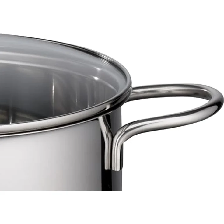 Elo Topf-Set Rubin, Edelstahl 18/10 (Set, 9-tlg, Bratentopf 20cm, Fleischtopf 16/20cm, Kasserolle 16cm, Gemüsetopf24 cm), Induktion – Bild 8