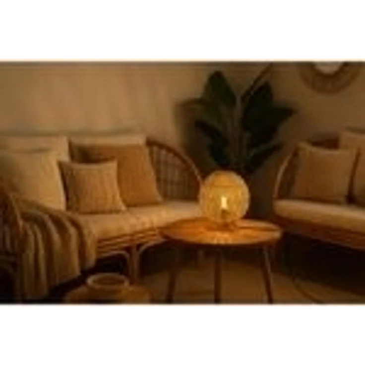 Rattan Pendelleuchte – Bild 9