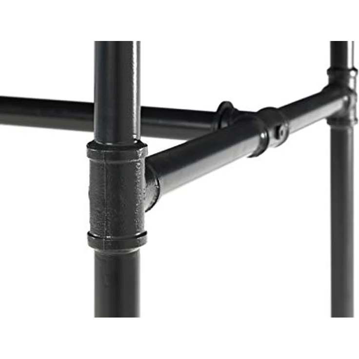 Julian Bowen Esstisch Carnegie, Ulmenholz in Mokka und Schwarz – Bild 4