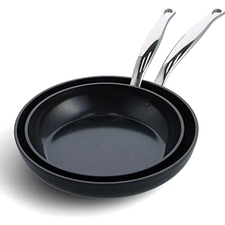 GreenPan Barcelona Pro Bratpfannen-Set 2-tlg. 24+28 cm schwarz – Bild 2