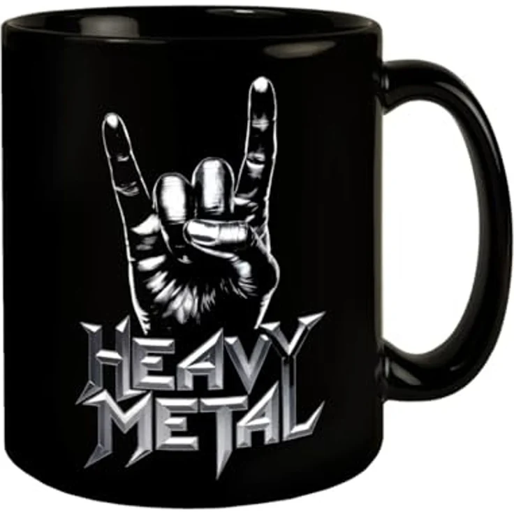 speecheese Tasse Rockzeichen Hand - Heavy Metal Tasse – Bild 1