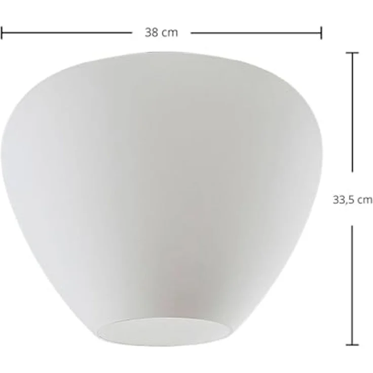 Lindby Deckenleuchten Bibiane, LED, Glas Weiß IP20, 1 x 15 W – Bild 5