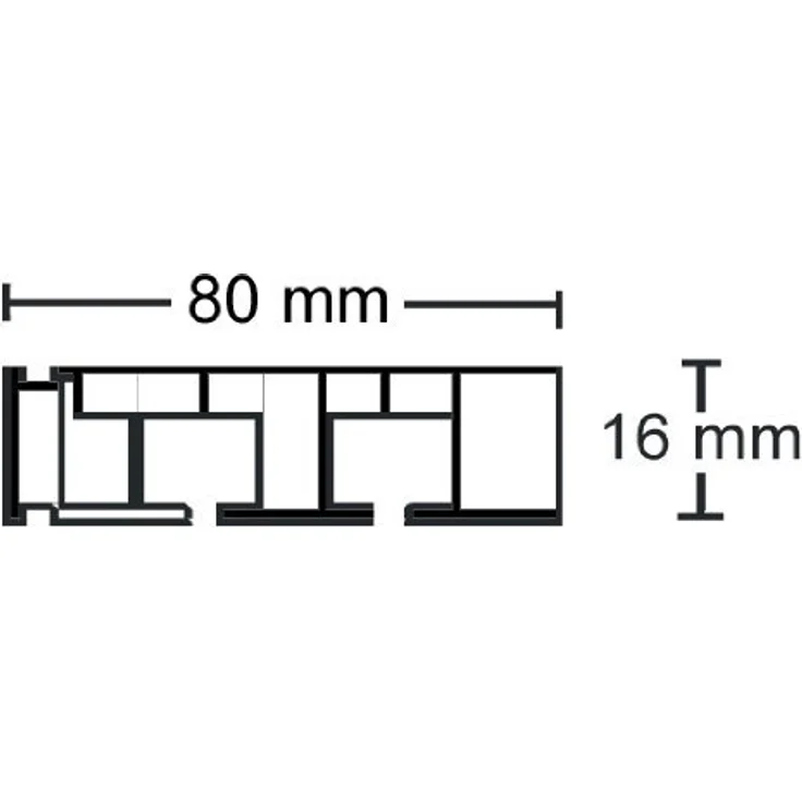 Garduna Gardinenstange Kunststoff Gardinenschiene, 1-/2-/3-läufig, weiß, 2-läufig, gebohrt, Kunststoff – Bild 4