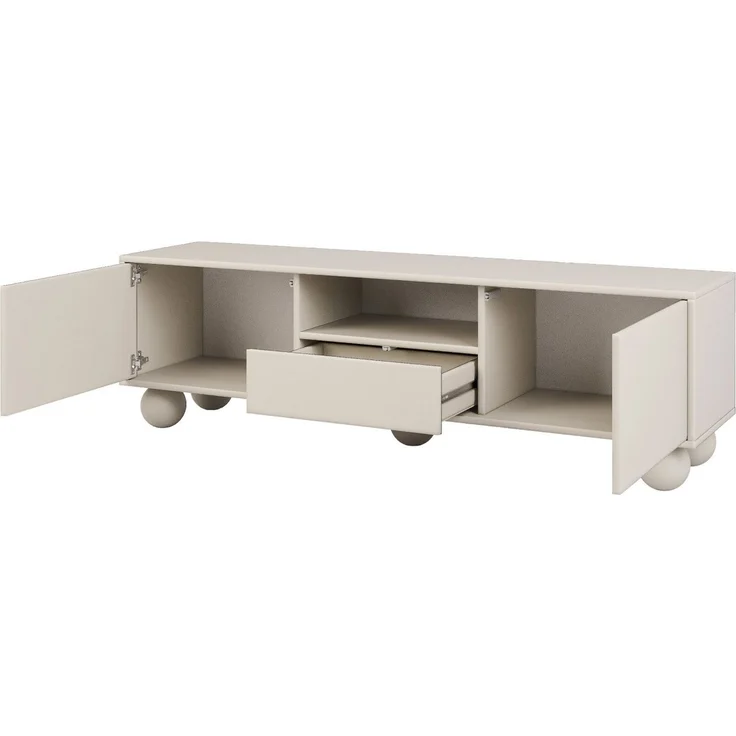 Beautysofa TV-Schrank ADEL 154 cm im modernen Stil (moderner RTV-Schrank mit Türen, Schublade und offenen Fächern) Breite: 154 cm – Bild 4