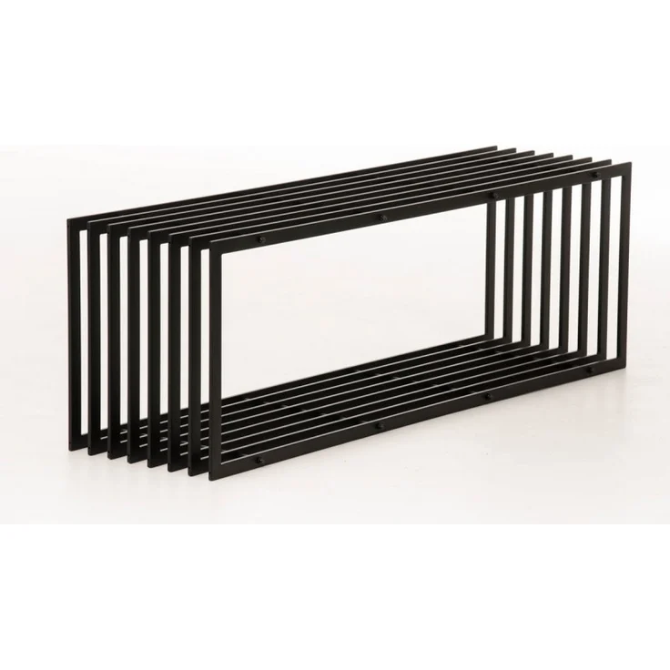 CLP Kaminholzständer Irving schwarz-matt,40x50x150 cm – Bild 8