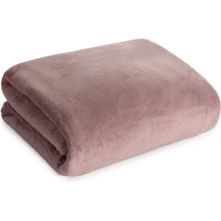 Wohndecke TEDY Teddy-Fleece kuschelige Sofadecke Sesselschoner Extra weich rosa 70x160 cm rosa – Bild 4