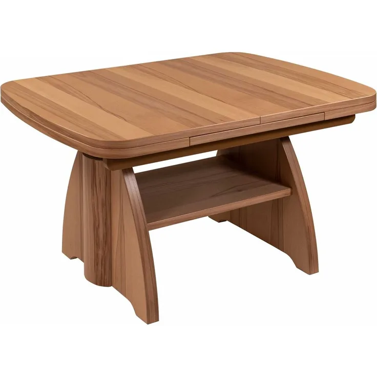 Couchtisch höhenverstellbar und ausziehbar Cicily 90x56x65 Kernbuche