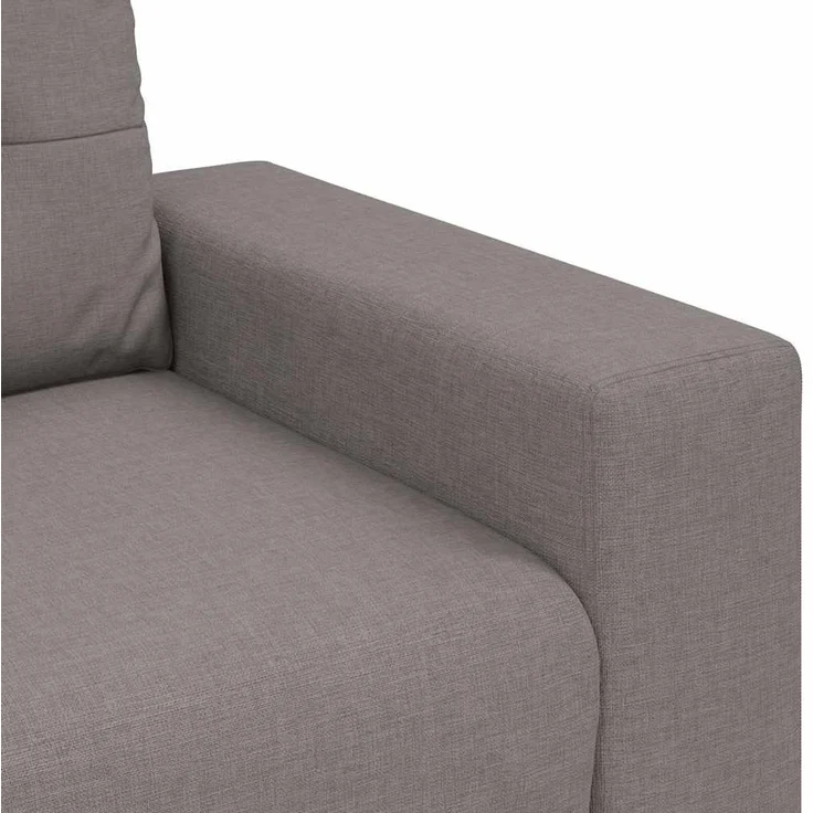 vidaXL Loveseat-Sofa Taupe 160x77x82 cm Stoff 4105074 – Bild 6