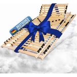 Coemo 2 x Lattenrost ERGO 90x200 cm 7-Zonen Kopfteil verstellbar zur Selbstmontage