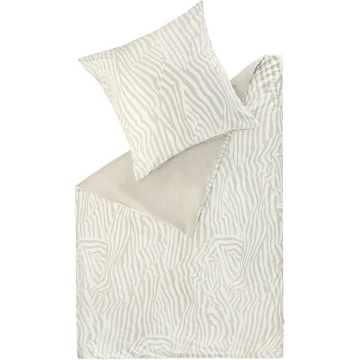 Esprit Bettwäsche SALMLO Bettwäsche, Baumwolle, 1 teilig, 155x220 cm in Beige – Bild 4
