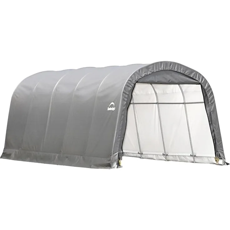 ShelterLogic Folien Zeltgarage Gerätehaus | Grau |