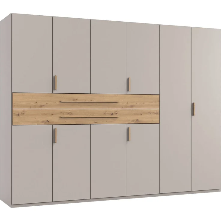 Wimex Drehtürenschrank Digit Kleiderschrank wahlweise mit oder ohne Spiegel (Schlafzimmer Schrank Bestseller im modernem Design) erhältlich in den Breiten 225cm oder 270cm (mit 8 oder 10 Türen) – Bild 1