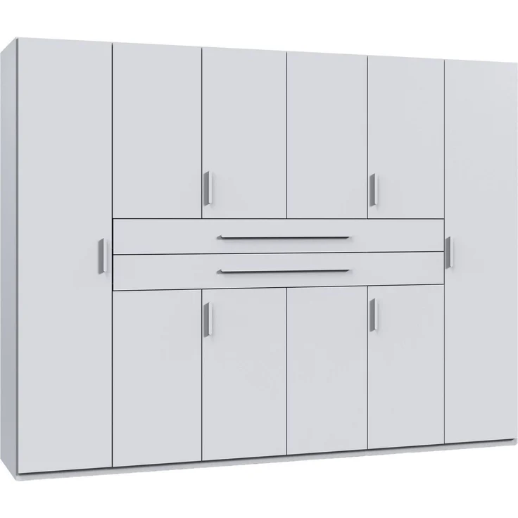 Wimex Drehtürenschrank Digit, erhältlich in den Breiten 180cm, 225cm oder 270cm (Schlafzimmer Schrank Bestseller in moderner Optik) Kleiderschrank inkl. zwei Schubkästen in zentraler Höhe – Bild 5