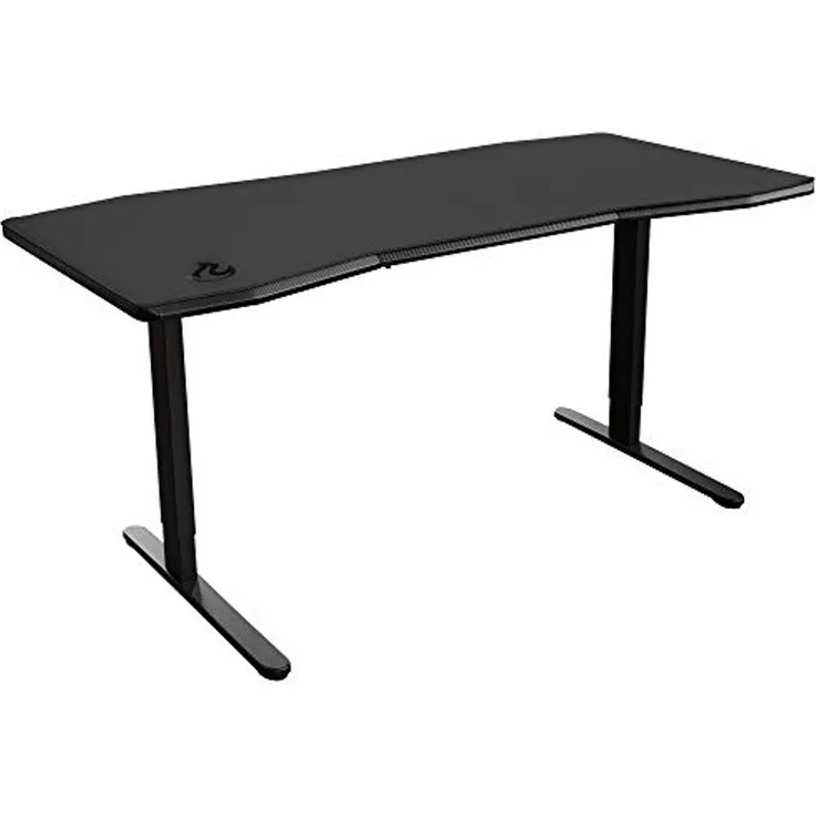 NITRO CONCEPTS D16M Gaming Tisch - Schreibtisch Computertisch 1600x800 mm Carbon Black (Schwarz)