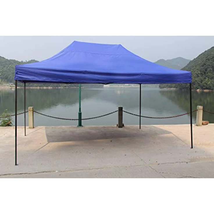 All Seasons Gazebos 3x4.5 m vollständig wasserdichtes Faltpavillon - Königsblau – Bild 6