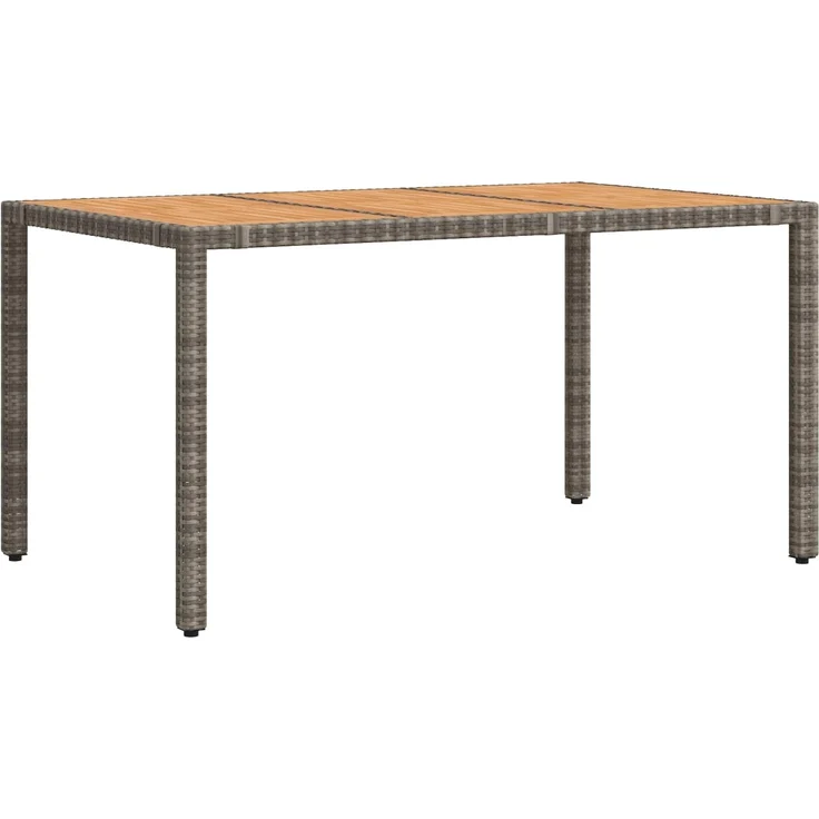 vidaXL Outdoortisch-Set 7 stk. Hellgrau und Dunkelgrau 3422281 – Bild 5