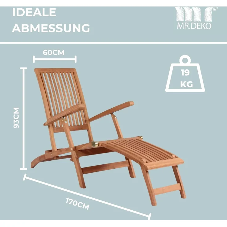 Deckchair Yacht Teak – Bild 2