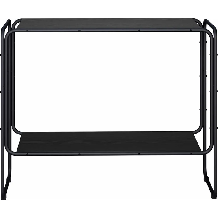 vidaXL Sideboard Schwarz Eichen-Optik 93,5 x 38 x 75 cm Holzwerkstoff 8007960 – Bild 3