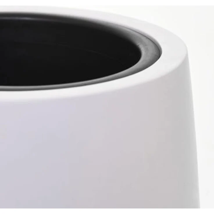 VIVANNO Bodenvase Exklusiver Pflanzkübel Fiberglas MAGNUM Weiß Matt 30x80 cm – Bild 7