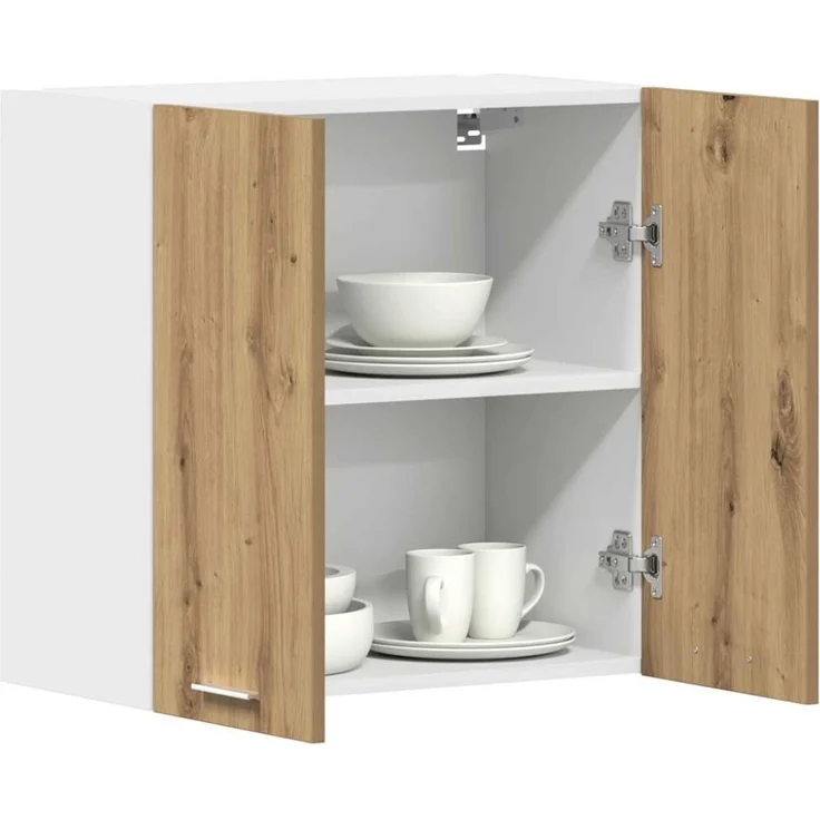 vidaXL Küchenwandschrank Lyon Artisan-Eiche 60x31x60 cm Holzwerkstoff 861148 – Bild 1