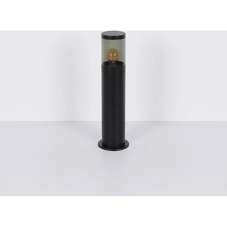 Stehleuchte, Garten, Edelstahl, IP44, rauchig, H 50cm – Bild 9