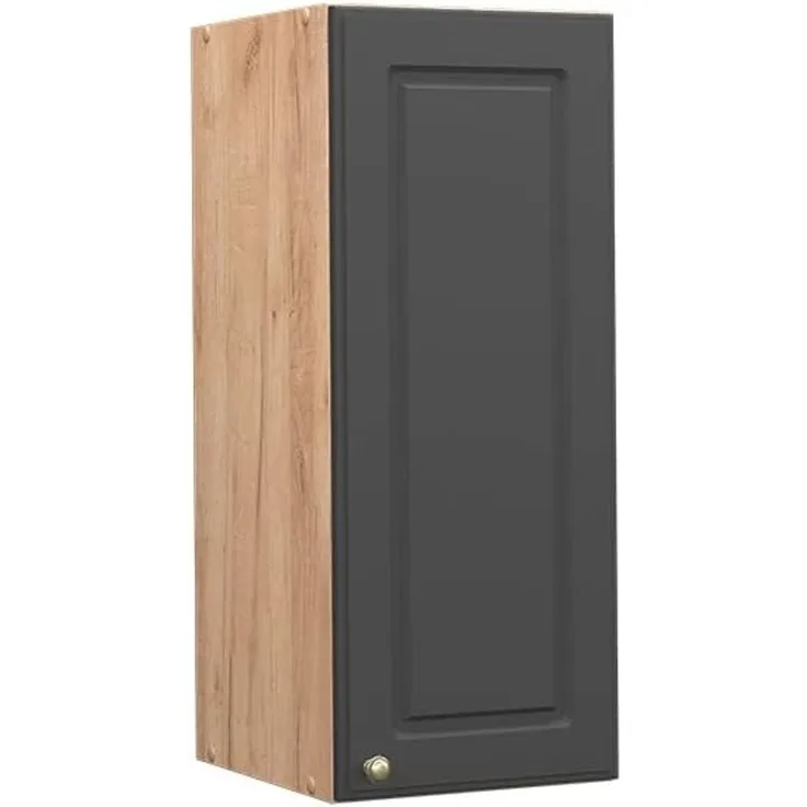 Hängeschrank Fame-Line Anthrazit-Gold 30 cm Vicco